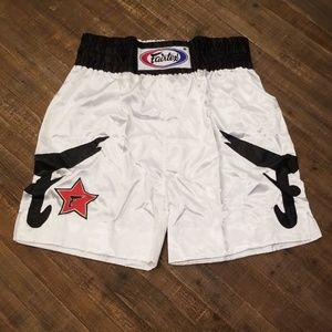 Fairtex Bt26 Boxing Shorts XXL White Trunks MMA